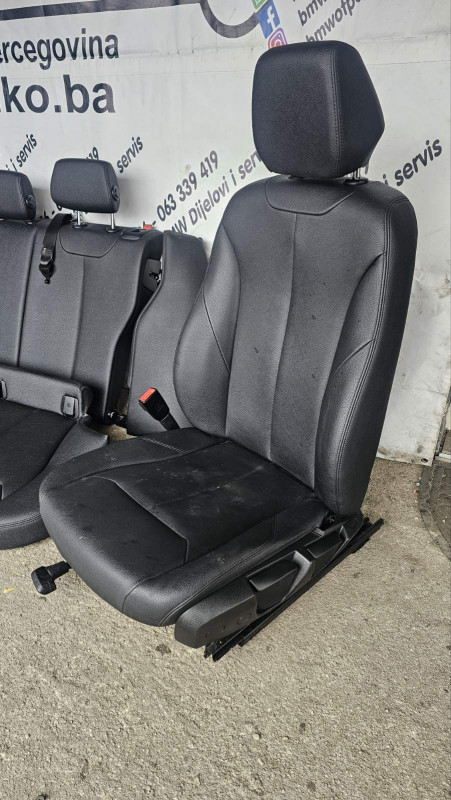 BMW F20 CRNA KOŽA SJEDISTA koza nema grijanje