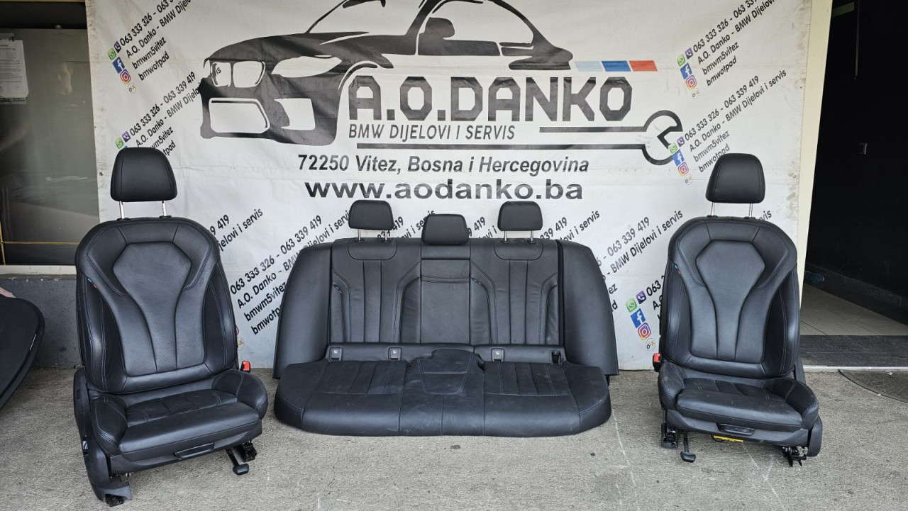 BMW 5 G30 LCI profilisana M paket Crna koža ima grijanje s61