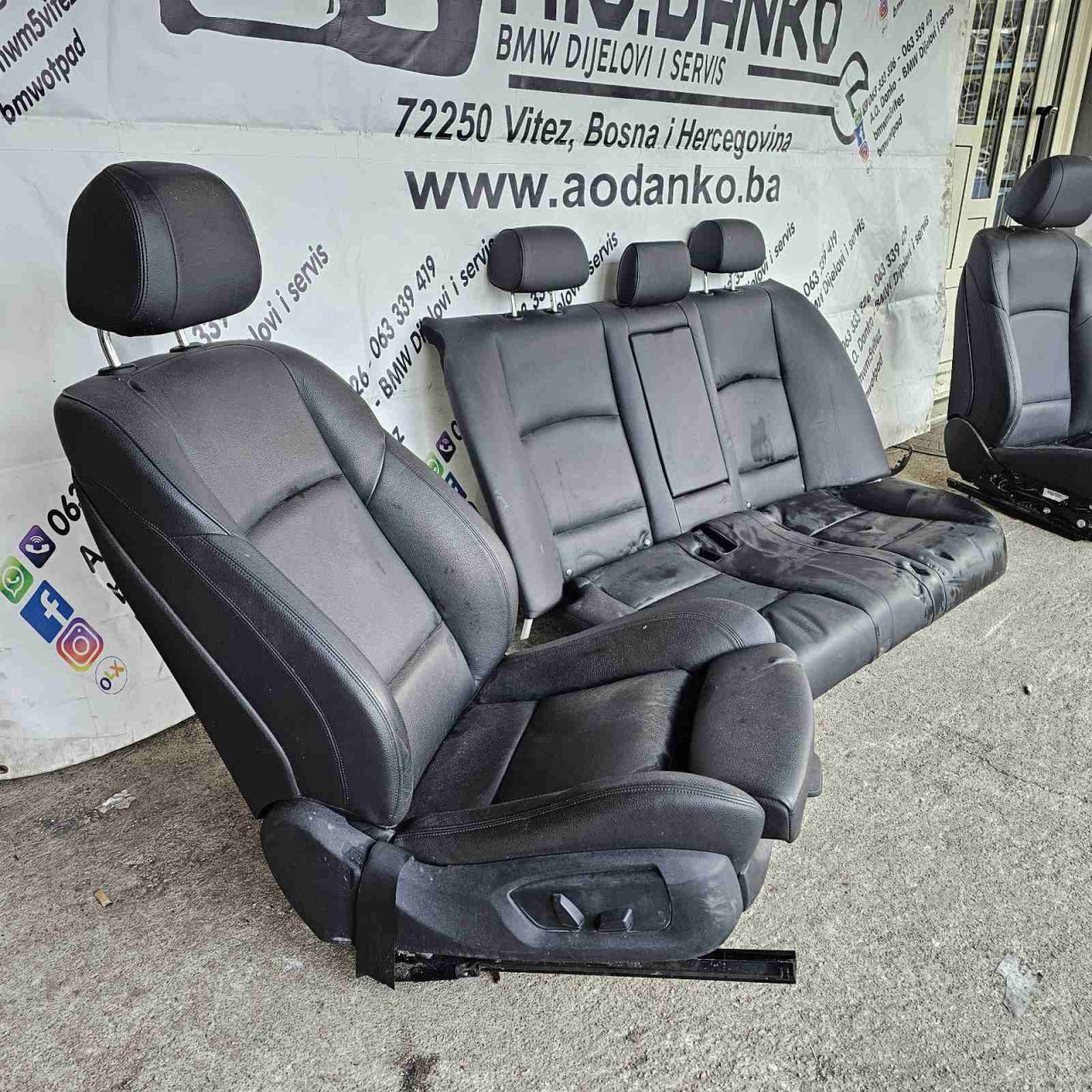 BMW 5 F10 LCI crna koža profilisana M paket