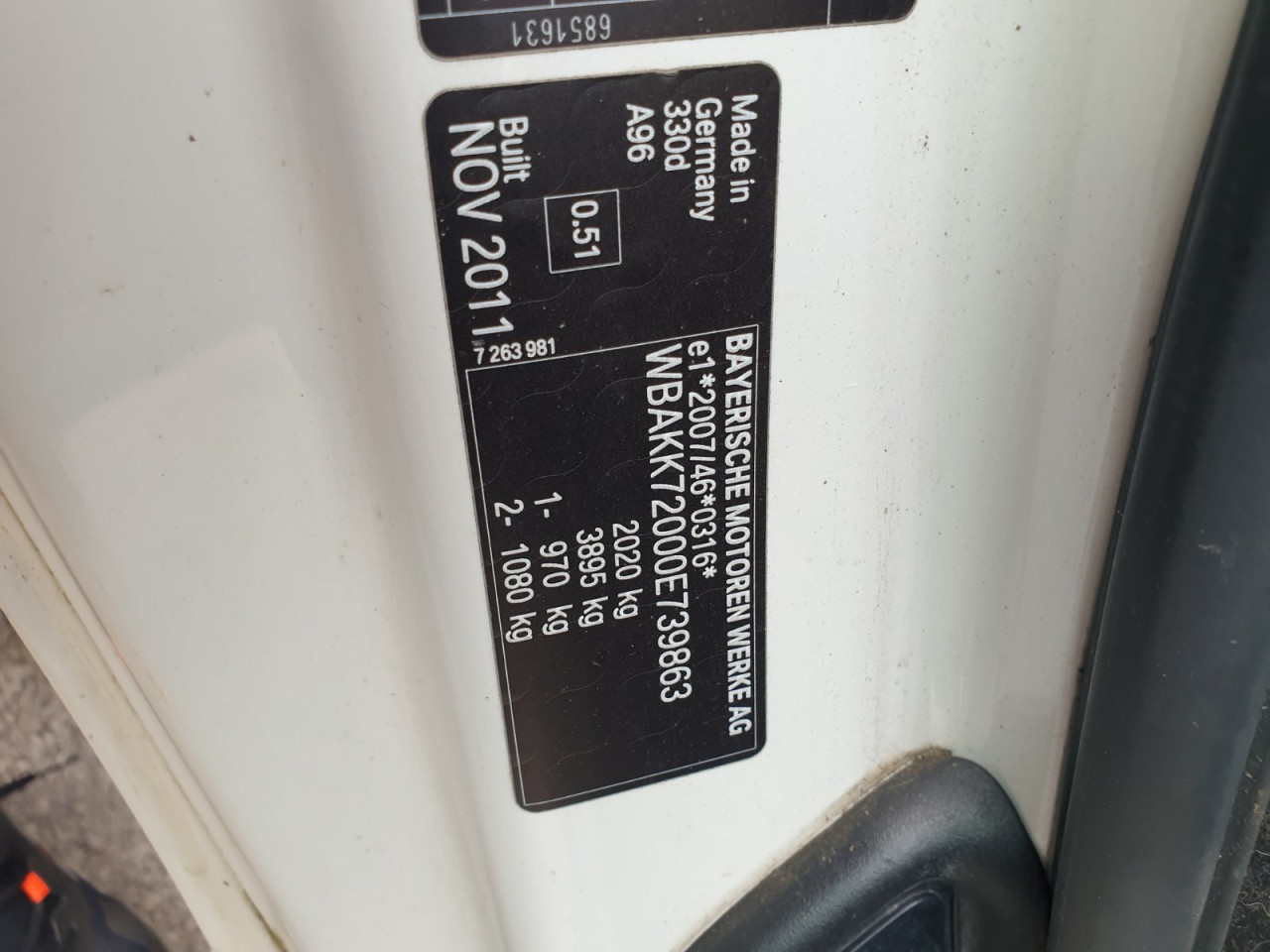BMW E92 330D lci M OPTIK DIJELOVI AO DANKO