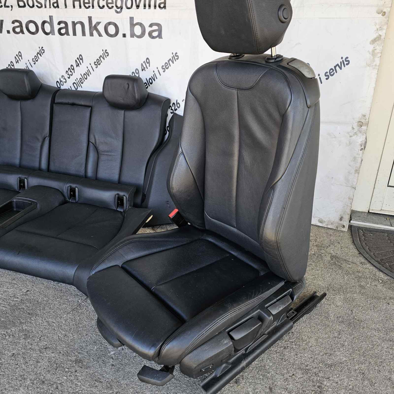 bmw 4 f32 crna koza m paket ima grijanje