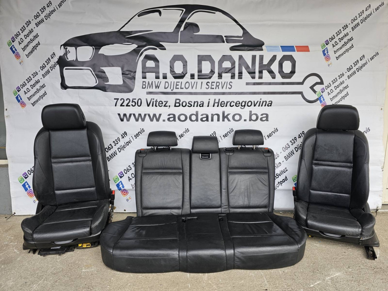 BMW X5 E70 KOZA CRNA GRIJANJE SPOTR SJEDISTA AO DANKO