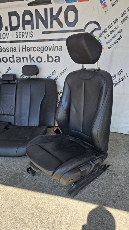 BMW Sjedista M paket F30 CRNA koža profilisana  Nema grijanje s64