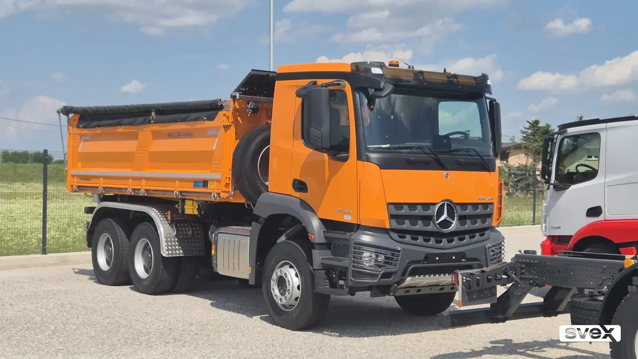Mercedes-Benz Arocs 2643 K 6x4, trostrani Meiller kiper