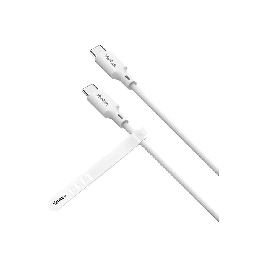 Yenkee USB kabal YCU C115 WH SILIC USB C-C /1,5m