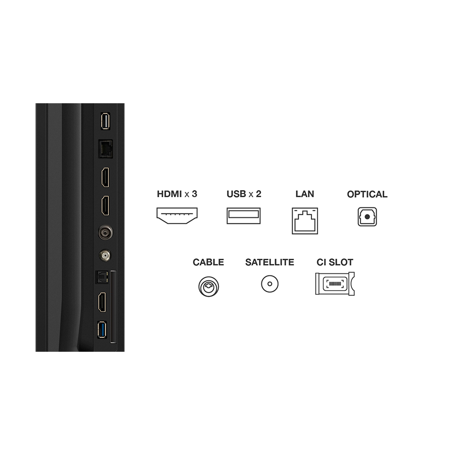TCL QLED 85" 85T69C Google TV