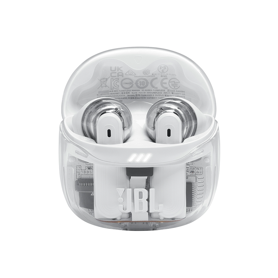 JBL Bluetooth slušalice TUNE FLEX 2 prozirno bijele