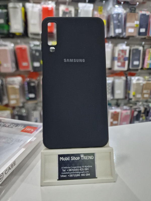 Maska Guma Silikon Oklop Futrola Original Samsung A750 A7 2018