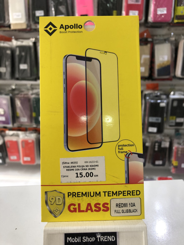 Staklena Folija 9D Xiaomi Redmi 10A