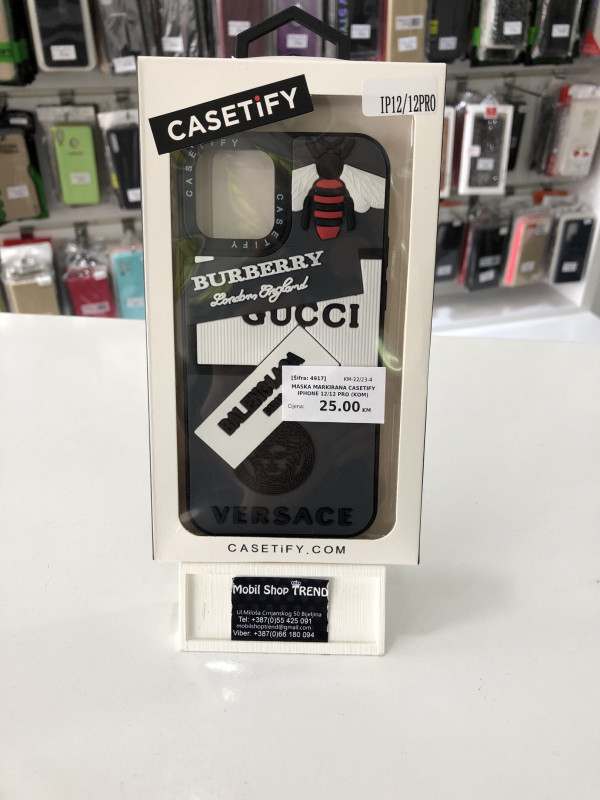 Maska Markirana Versace Gucci Iphone 12/12 Pro