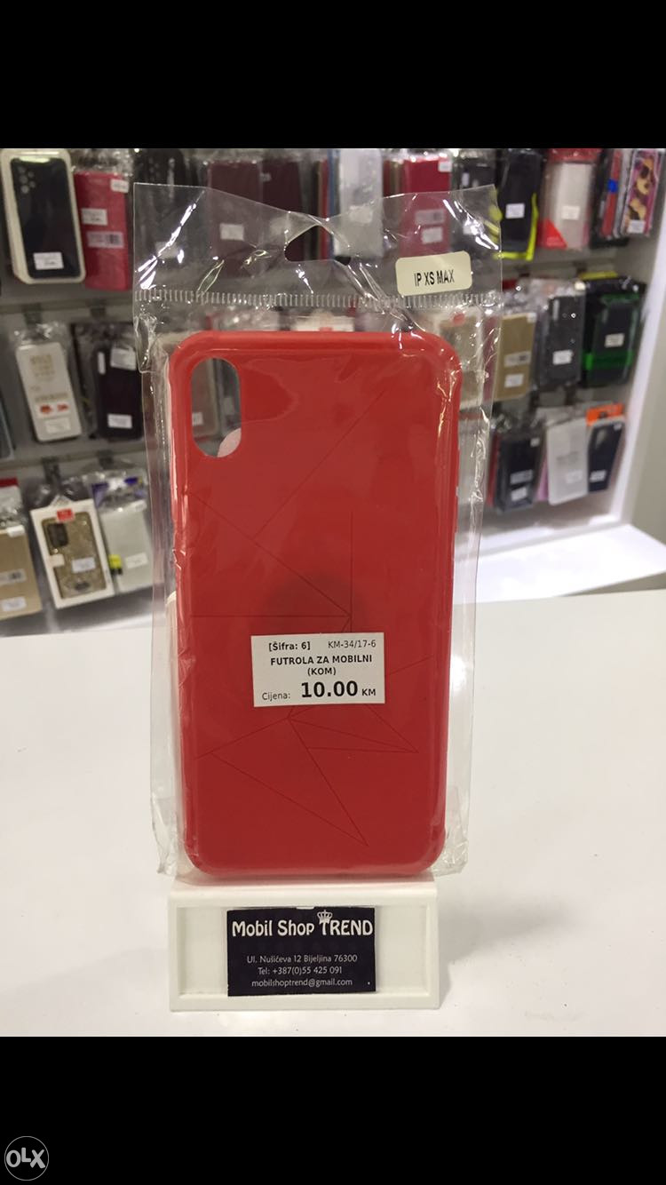 Silikon-Maska Futrola Guma IPhone Xs Max