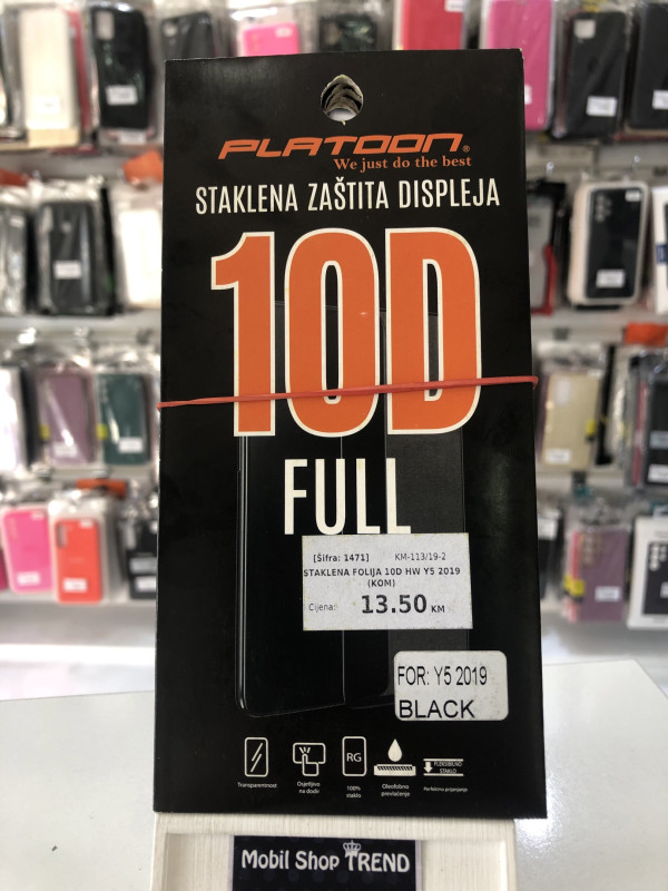 Staklena Folija Huawei Y5 2019 9D