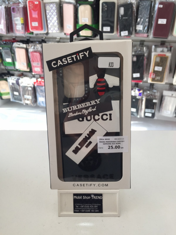 Maska GUCCI BURBERRY BALENCIAGA Samsung A33