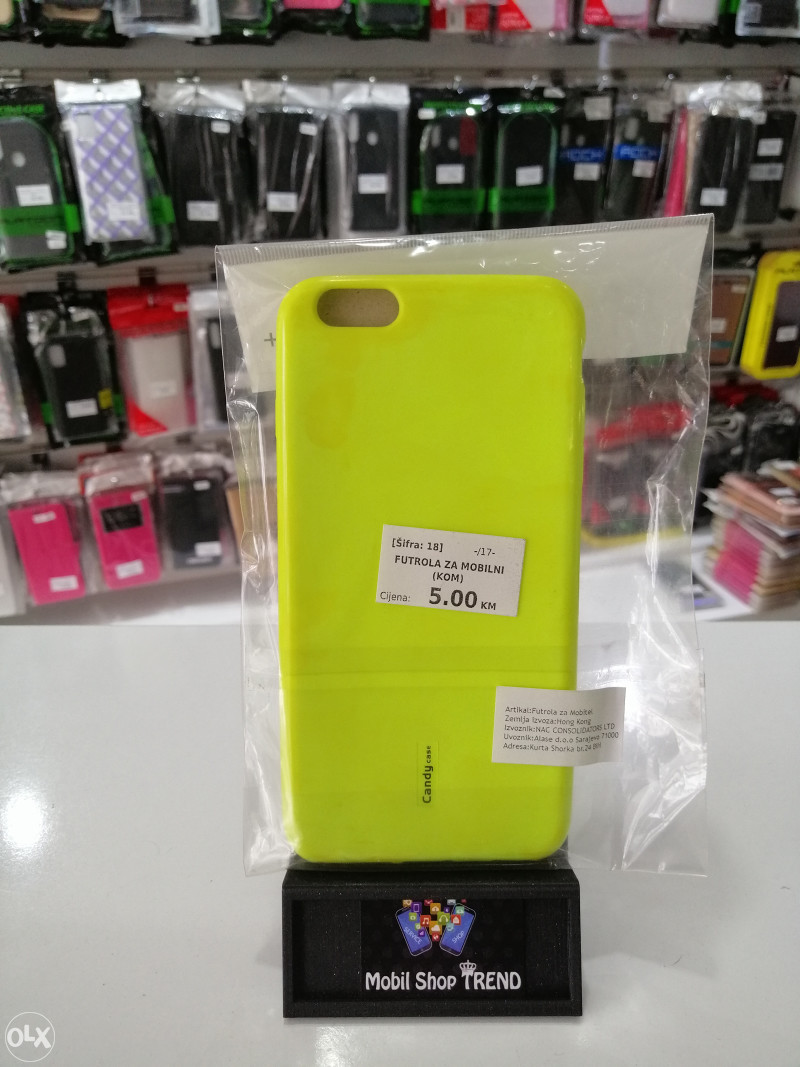 Maska Futrola Oklop Ultra Tanki Silikon Iphone 6 6S Plus