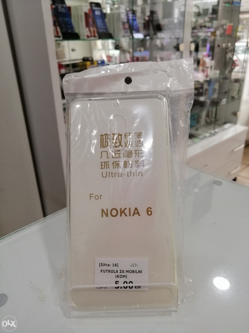 Akcija!Silikonska Maska Ultra Silikon Nokia 6
