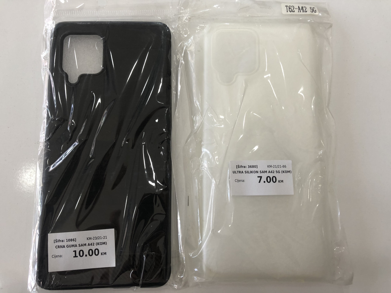Ultra silikon Crni Silikon Maska Zastita Samsung A42 5G