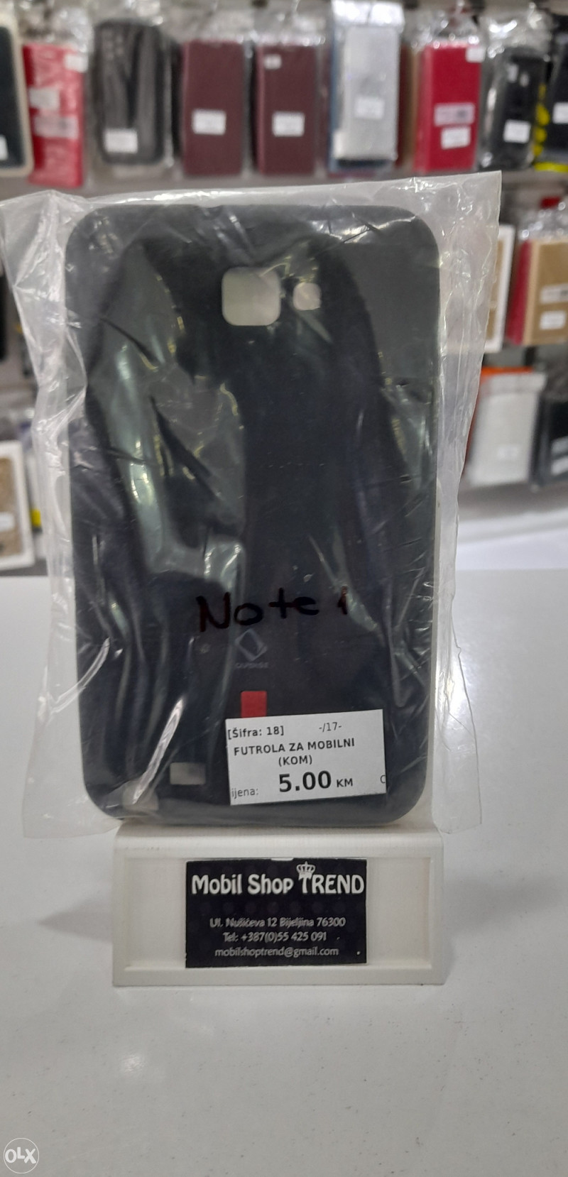 Silikon-Maska Futrola Oklop Guma Silikon Samsung Note1