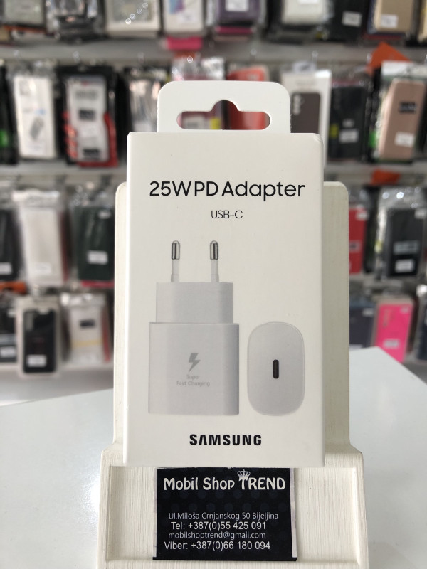 Punjac Glava Adapter Samsung Original 25W Super Fast Brzi USB-C