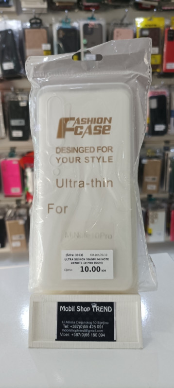 Ultra Silikonska Maska Xiaomi Mi Note 10/10pro