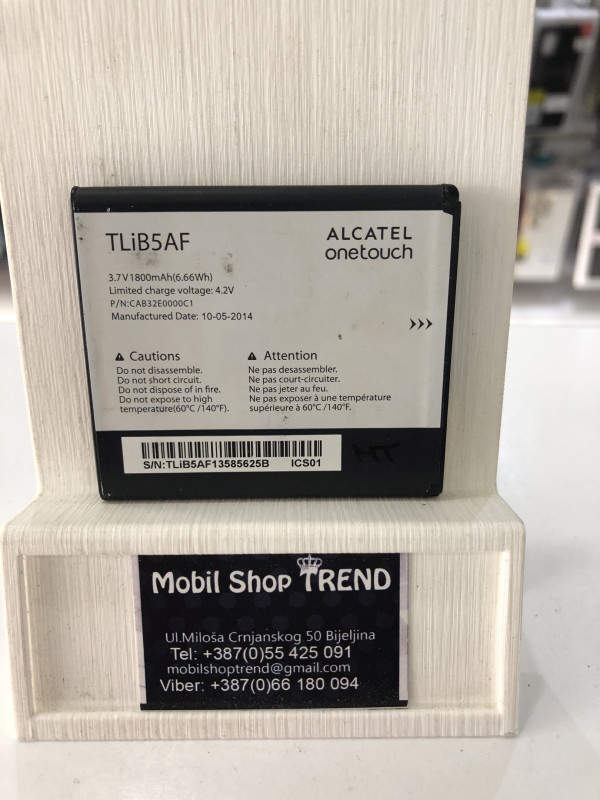 Polovna Baterija Alcatel Onetouch TLiB5AF