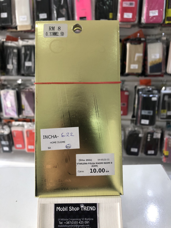 Staklena Folija Xiaomi Redmi 8/8A