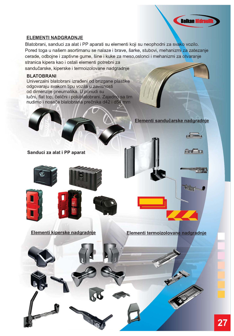 ALUMINIJUMSKE STRANICE ZA SANDUČARE / AUTOPRIKOLICE / KIPERE