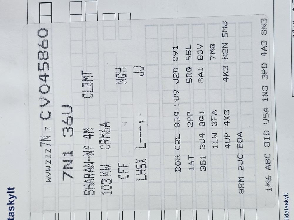 Volkswagen Sharan 2012 2.0 TDI 103kW 4x4 7 sjedišta