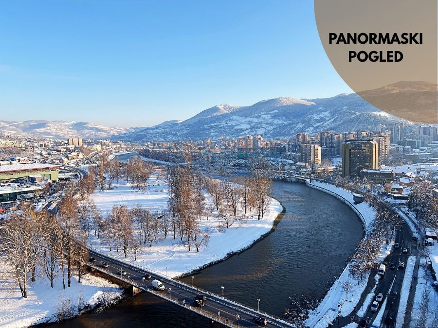 Trosoban stan Zenica, P=90m2 + 12,65m2, Lamela