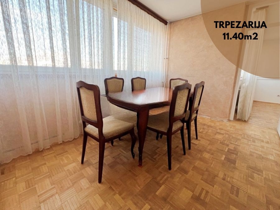 Trosoban stan Zenica, P=90m2 + 12,65m2, Lamela