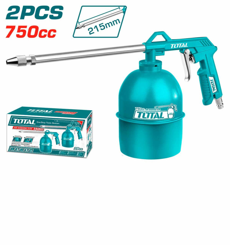 TOTAL Pištolj za puhanje zraka za kompresor, 4Bar/215mm/0,75L (TA