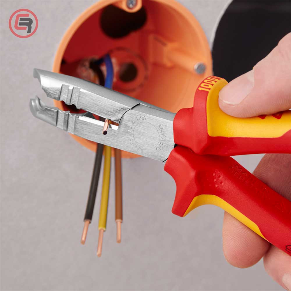 Knipex Kliješta Za Skidanje Izolacije 165 mm Sa Sječicama 1000V -