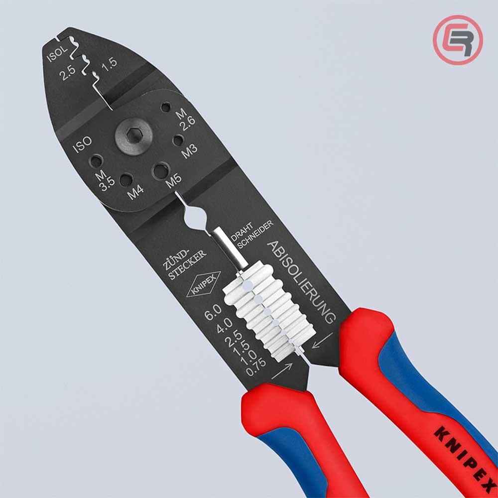 Knipex Kliješta Za Kabl Stopice Neizolirane 0,5 - 2,5 mm2 - 97 21