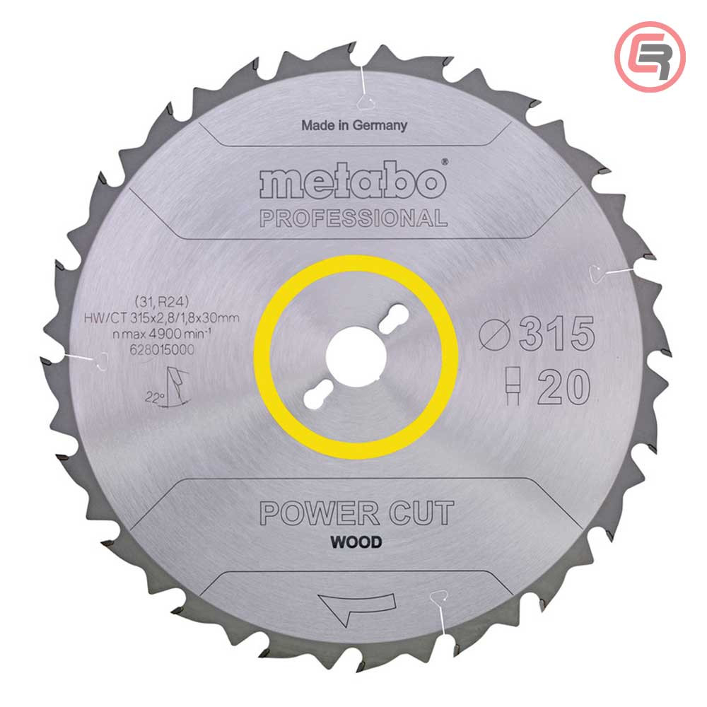Metabo List Kružne Pile 254 2,4 / 1,8 30 / Z 24 Power Cut Wood Pr