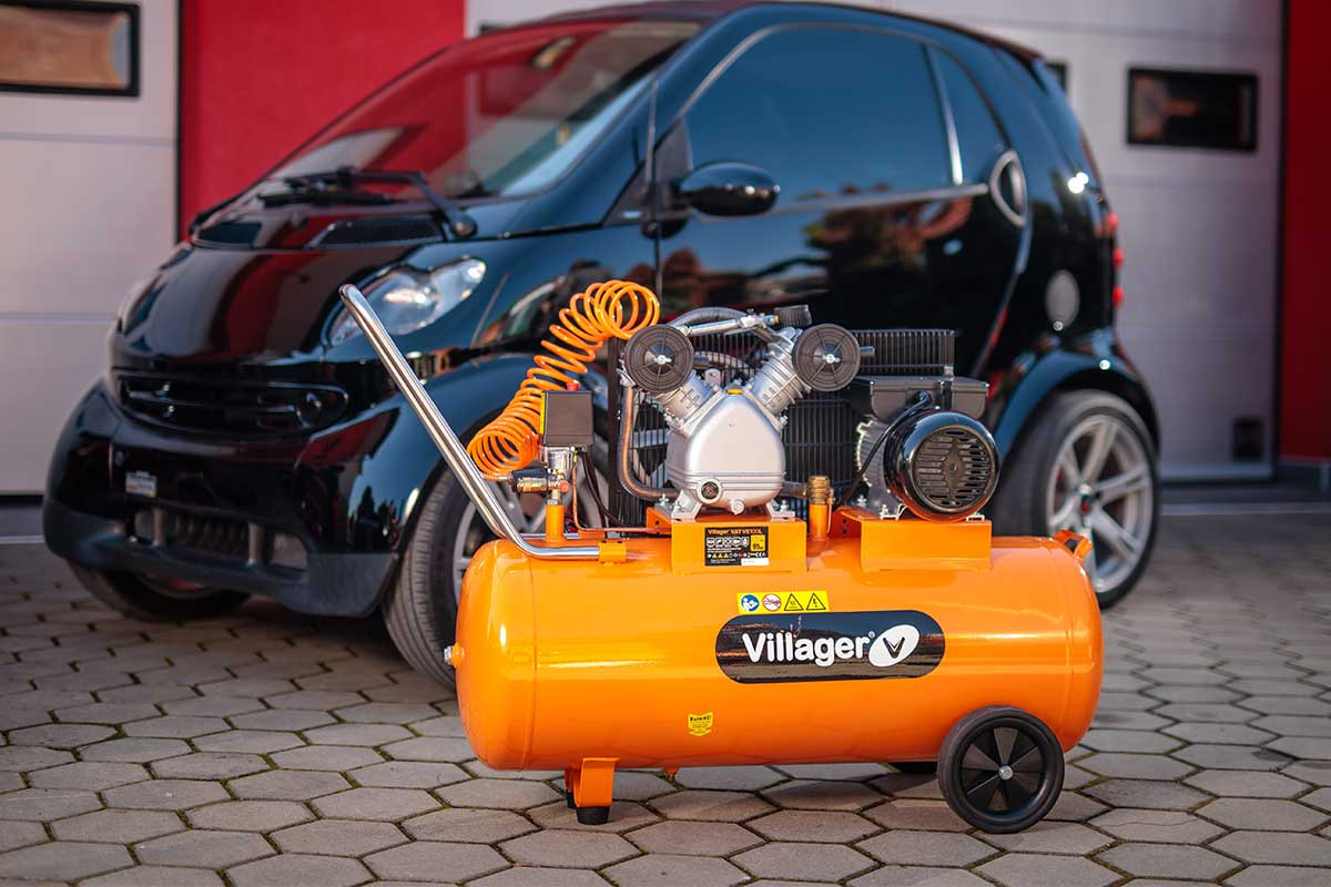 Kompresor za zrak 100 L - V motor VAT VE-100 L