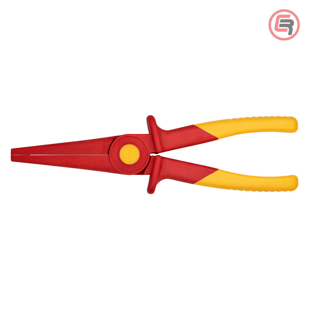 Knipex Kliješta Poluokrugla Špicasta Ravna 220 mm / 1000V Plastič