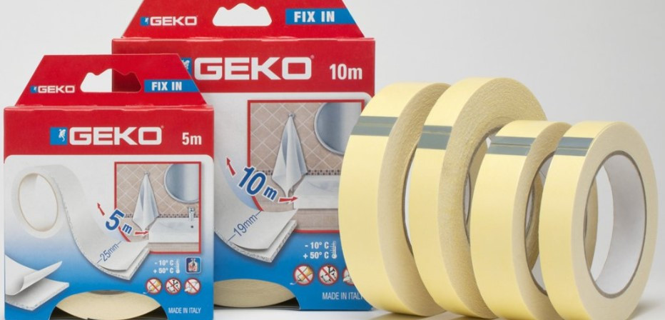 GEKO TRAKA OBOSTRANA SPUŽVASTA 25MMX5M BIJELA