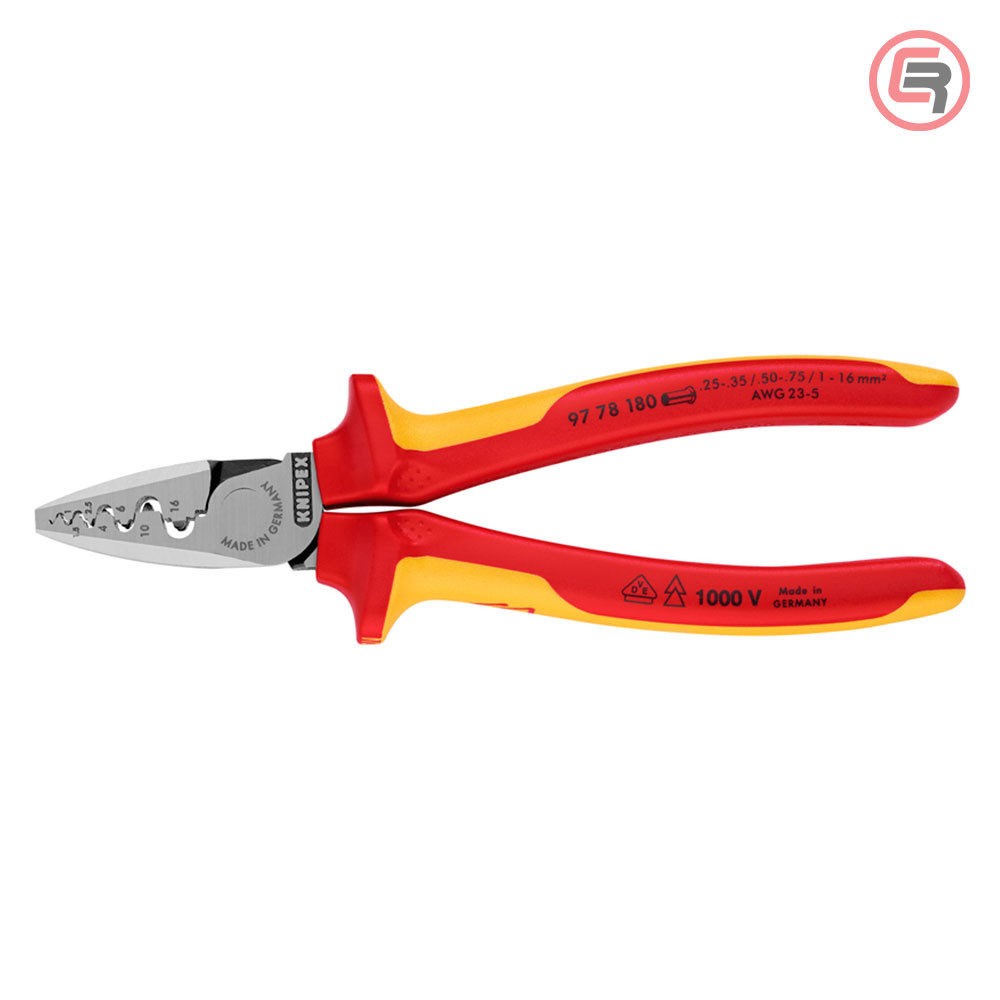 Knipex Kliješta Za Krimpanje - Stiskanje Završnih Čahura 0,25-16m