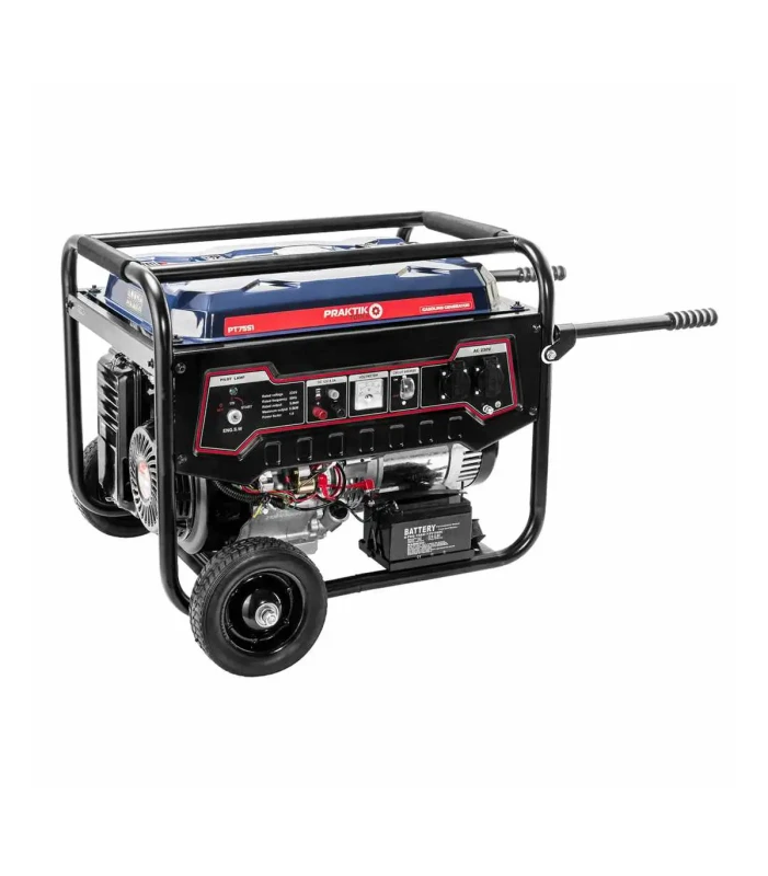 Praktik Tools - Benzinski agregat 5,5 kW, elektrostart PT7551
