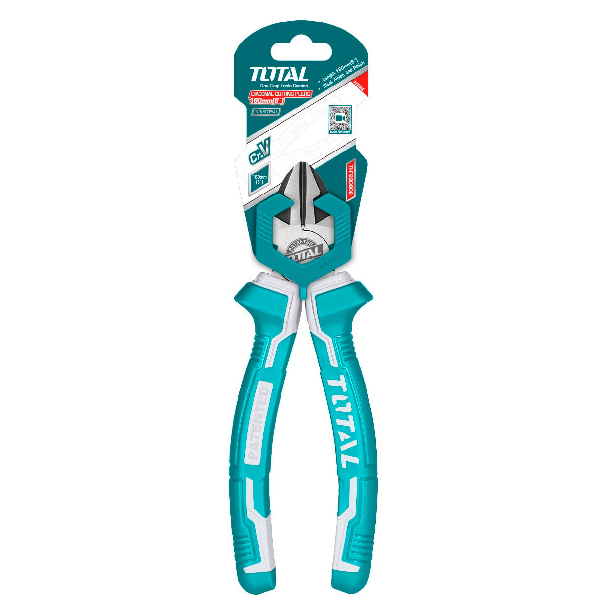 TOTAL kliješta za žicu160 mm / INDUSTRIAL (THT230606)