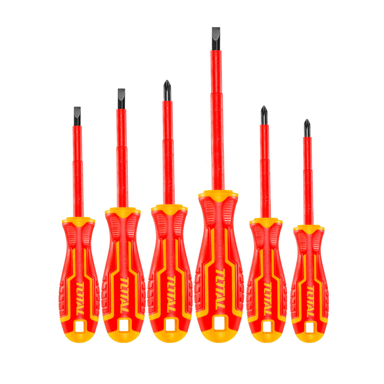 TOTAL 6-dijelni set izoliranih odvijača / INDUSTRIAL (THTIS566)