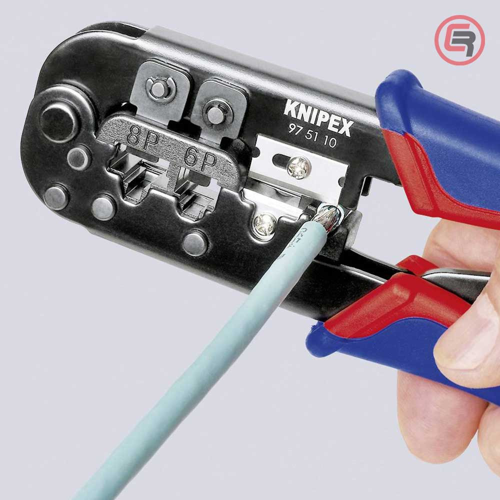 Knipex Kliješta Za 6 i 8 Polne Konektore 190mm - 97 51 10