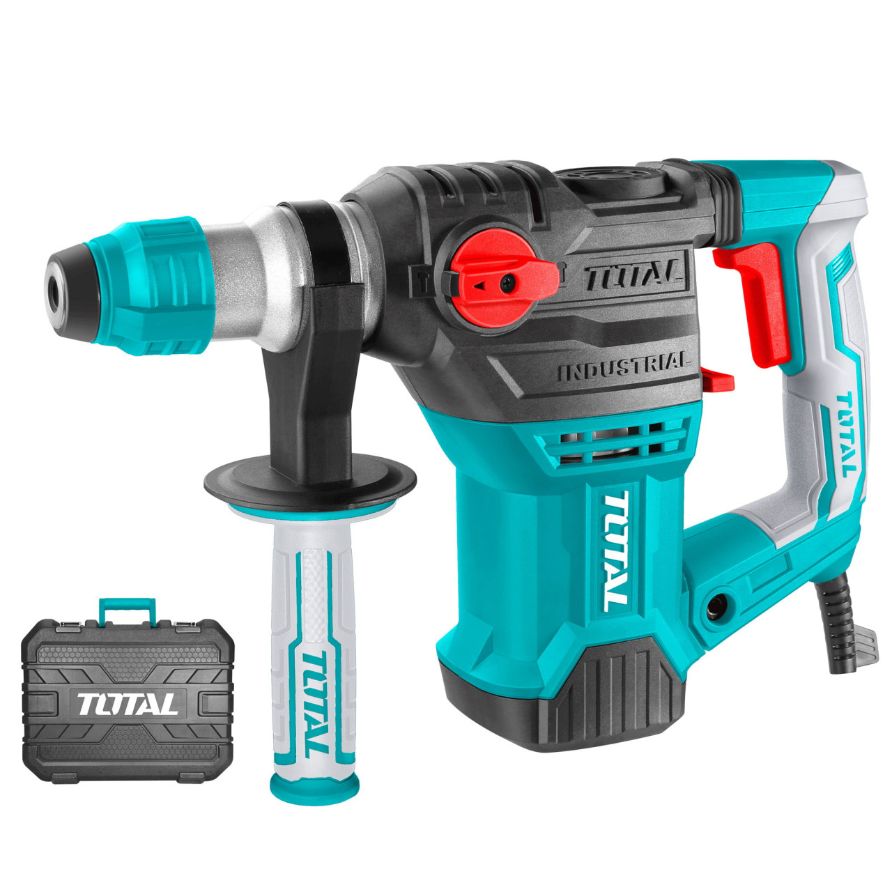 TOTAL rotacijski čekić 1500W, SDS Plus/4400bpm/14mm/5,5J/ INDUSTR