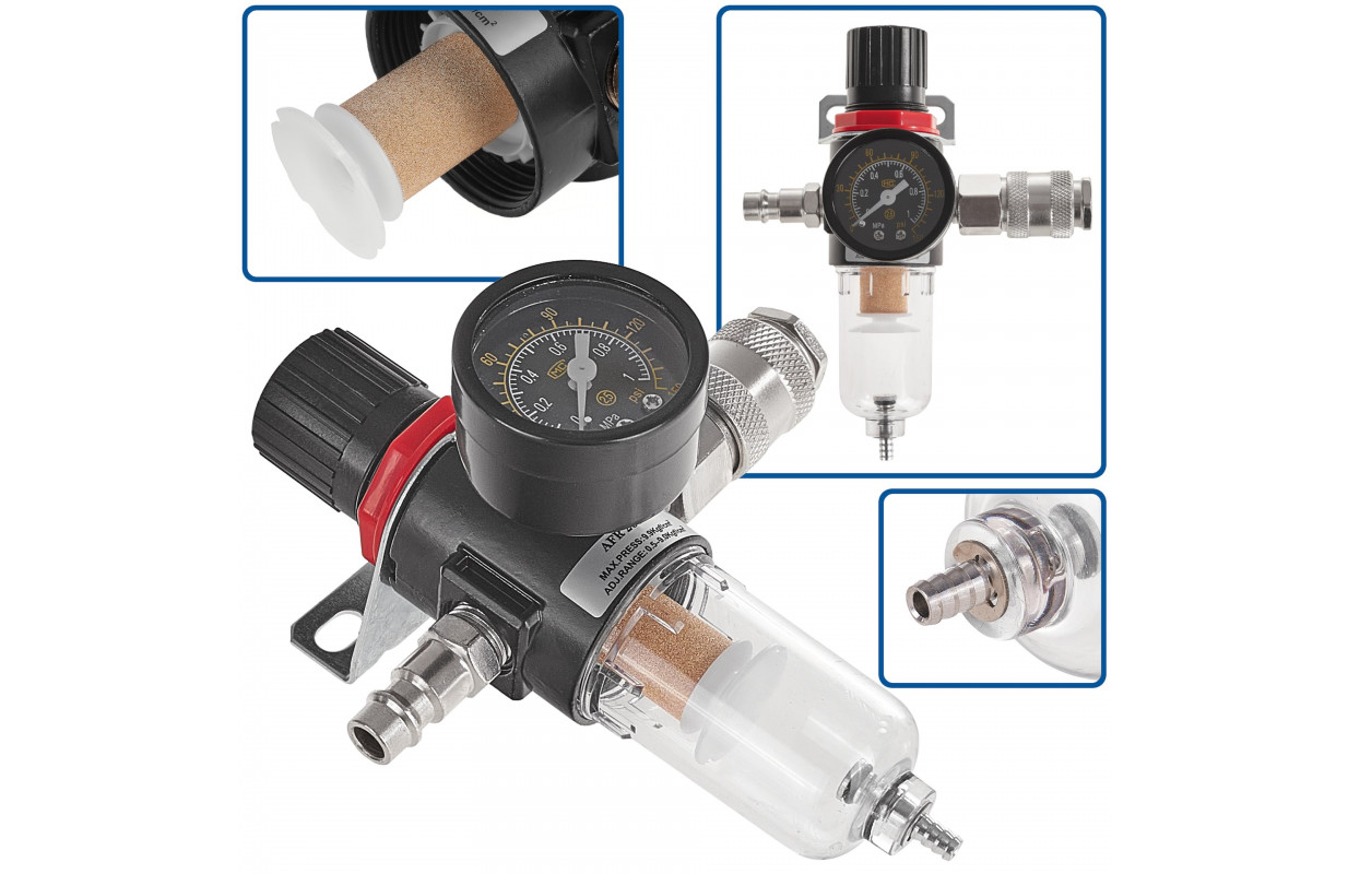 Regulator tlaka zraka s filterom za odvajanje vode 1/4"