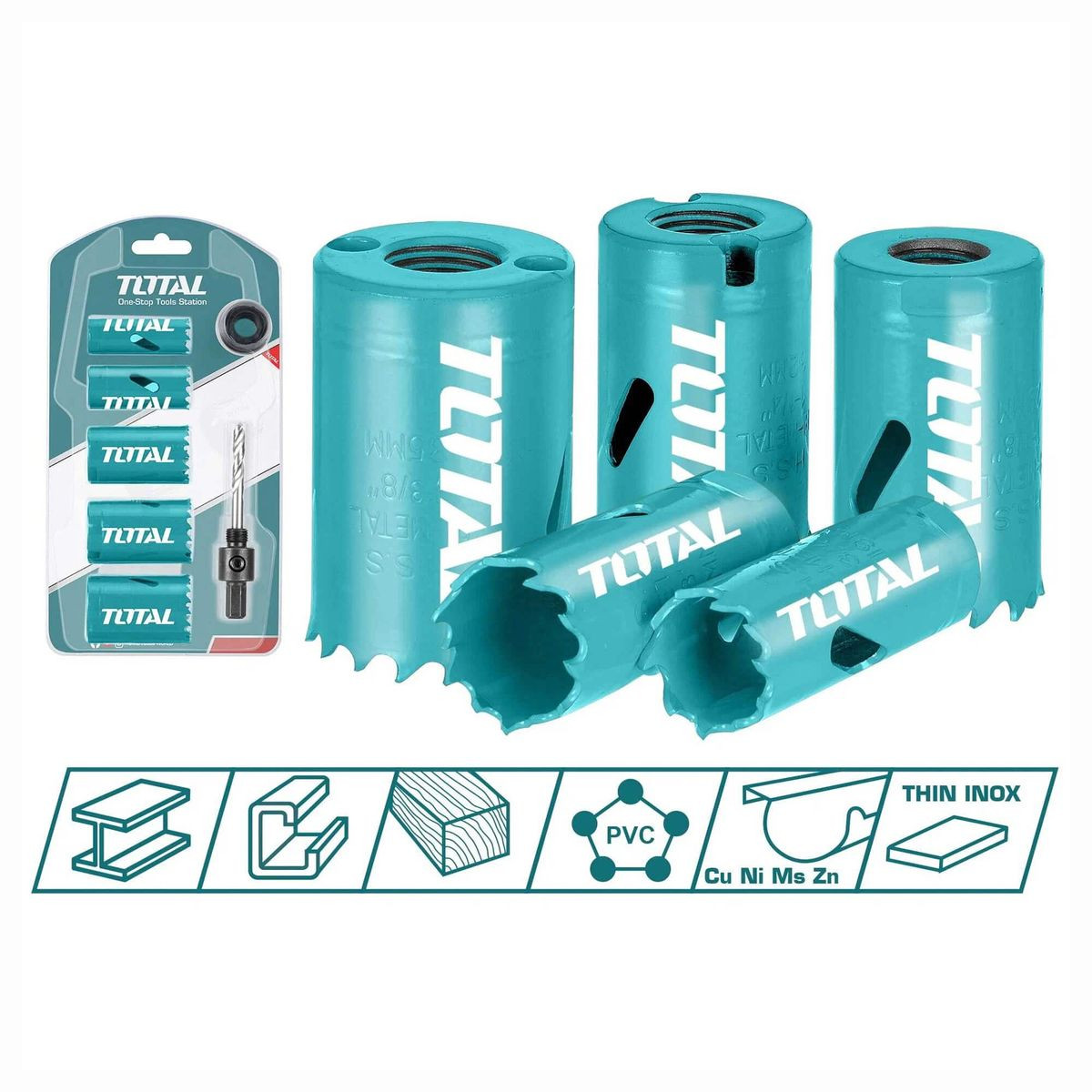 TOTAL 7-dijelni set krunskih pila (TACSH1071)
