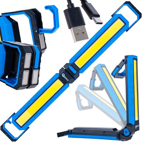 Sklopiva radionička svjetiljka s magnetima LED COB 10W 4000mAh 10