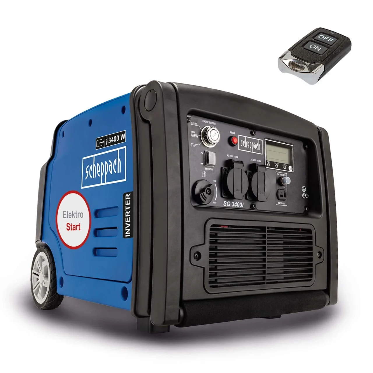 Scheppach inverterski tihi agregat za struju SG3400i 3kW 230 V