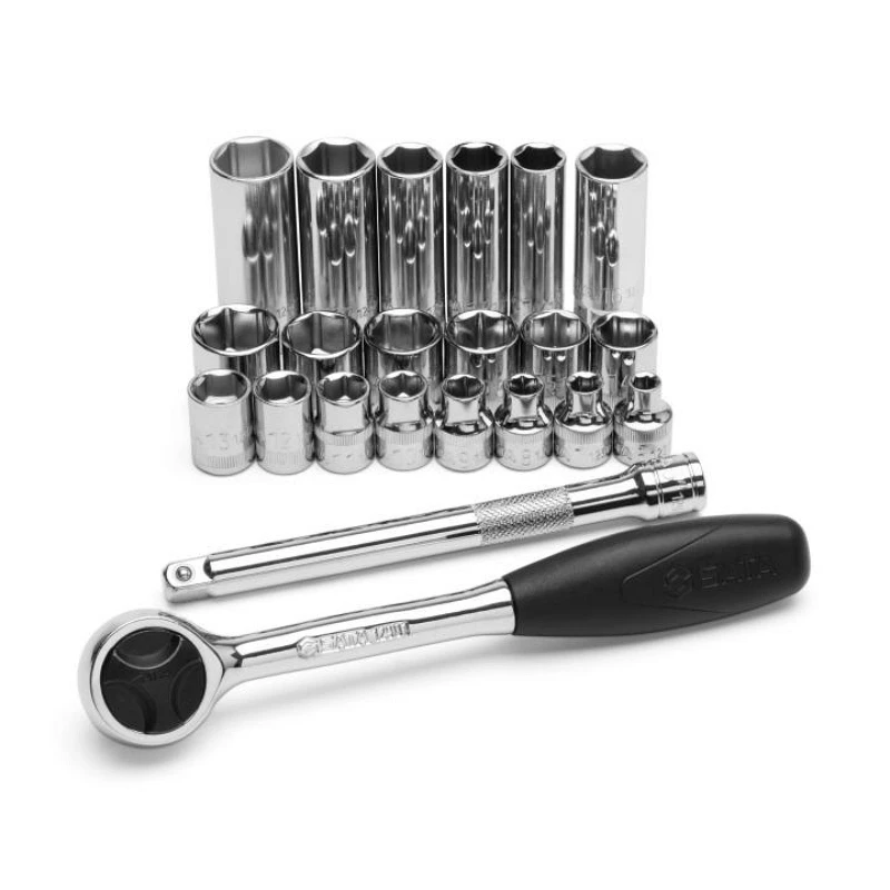 SET NASADNIH KLJUČEVA 3/8" 6-19 MM 22 KOMADA SATA ST09524