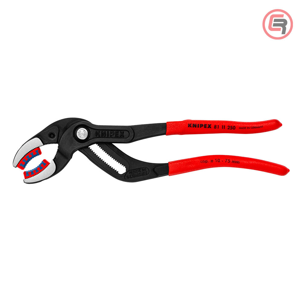 Knipex Kliješta Za Cijevi i Sifone Sa Plastičnim Uloškom 250 mm -