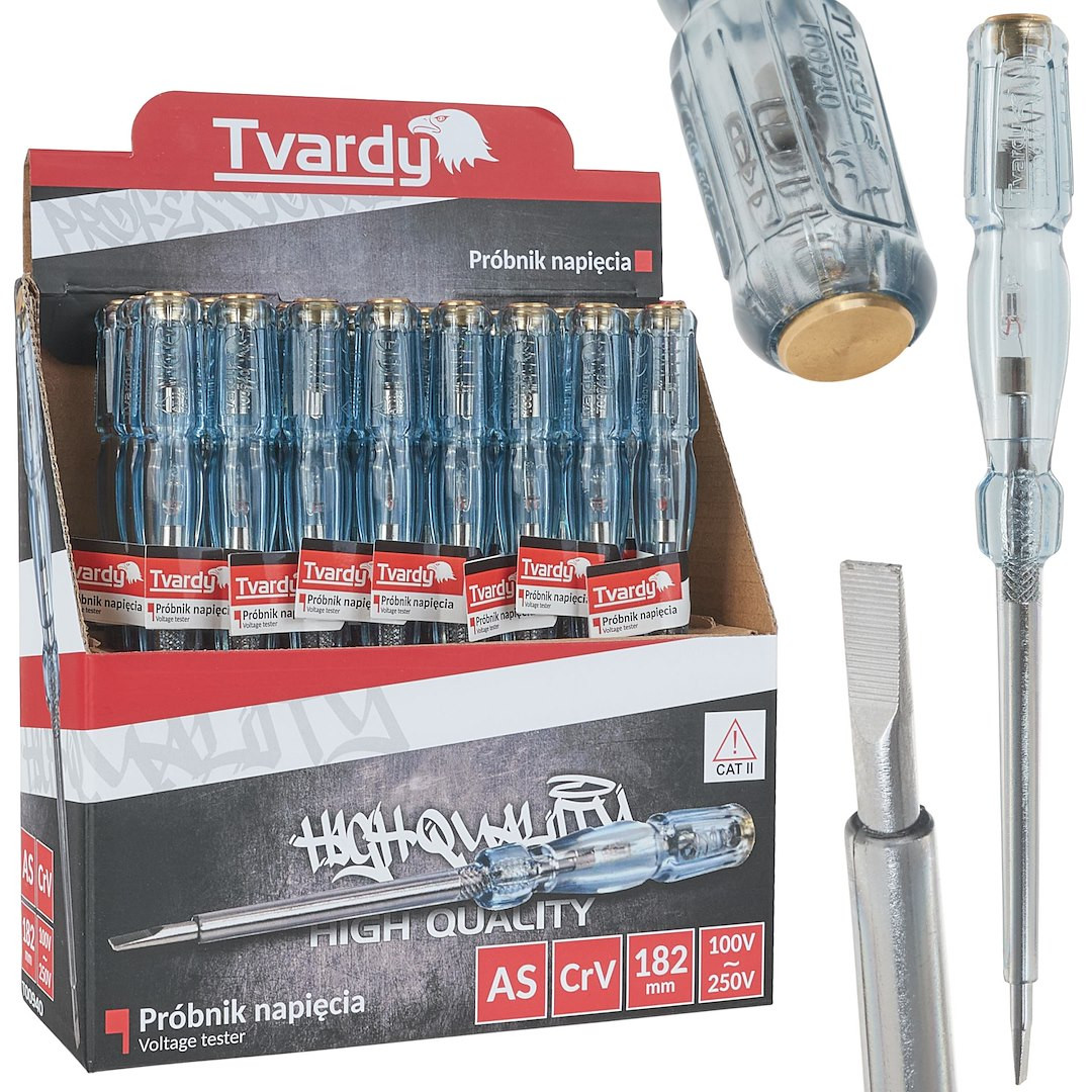 TVARDY SPITIVAČ NAPONA 182 MM 100-250V