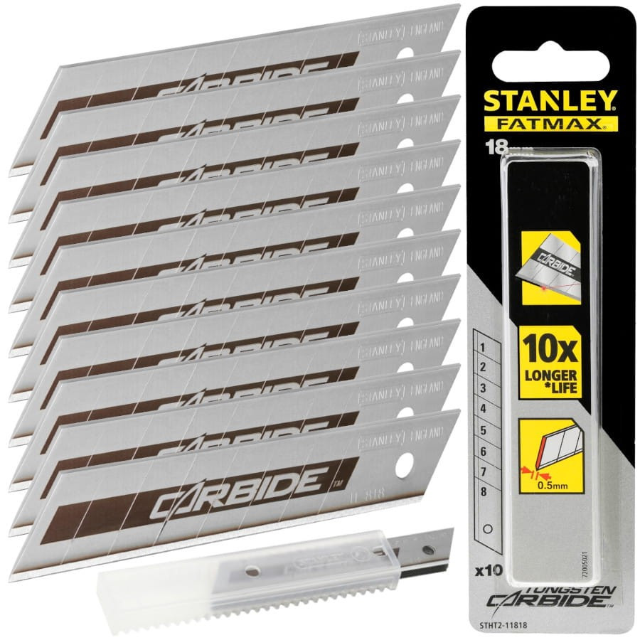 Stanley FatMax rezervni nožići 18mm Carbide - pakovanje od 10 kom